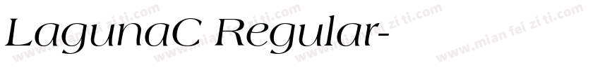 LagunaC Regular字体转换